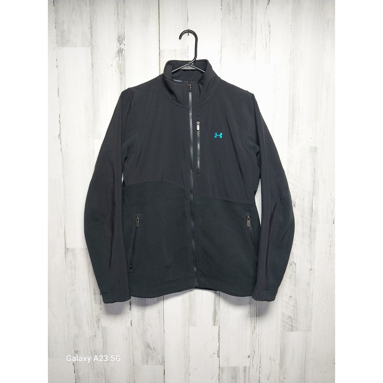 Under Armour Fleece Jacket Medium Black Embroidered Acc Basketball Full Zip Under Armour Fleece Jacket Medium Black Embroidered Acc Basketball Full Zip